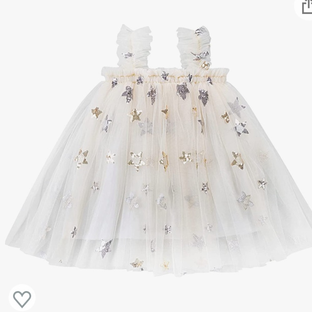 Baby girl tulle star dress